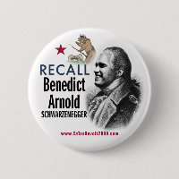 Botón de Benedicto Arnold Schwarzenegger de