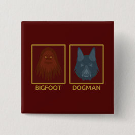 Botón de Bigfoot y Dogman