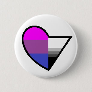 Botón de Biromantic Demisexual