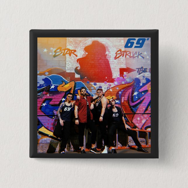 Botón de bloqueo de estrella cuadrada (Anverso)