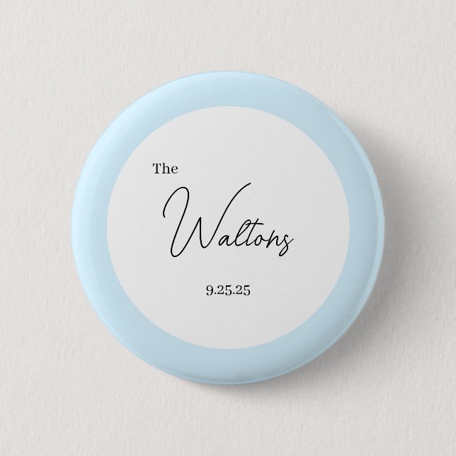 Botón de Boda Minimalista (Anverso)
