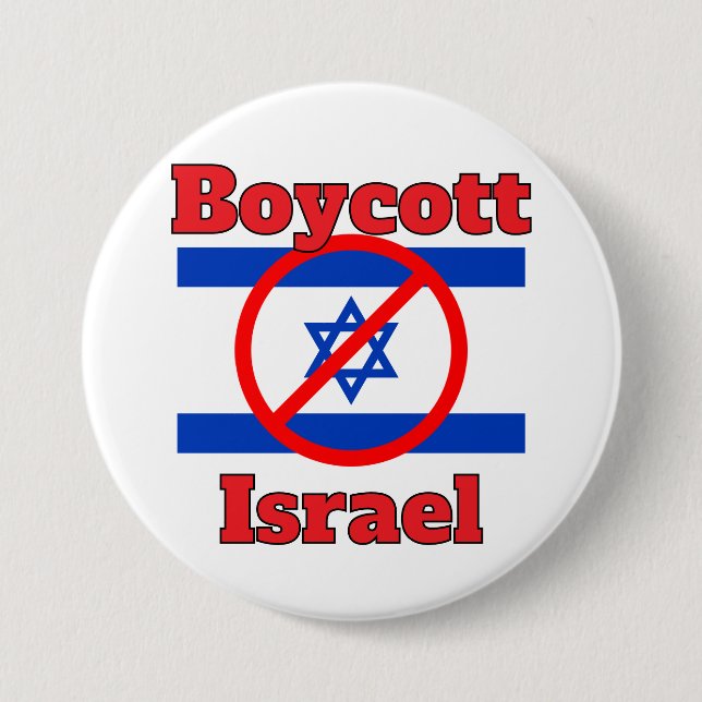 Botón de Boicot a Israel (Anverso)