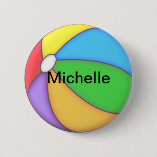 botón de bola de playa personalizada