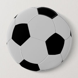 Botón de bola en blanco y negro