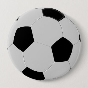 Botón de bola en blanco y negro