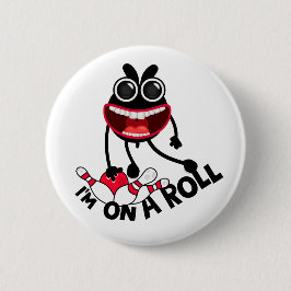 botón de boliche de boliche de conejo