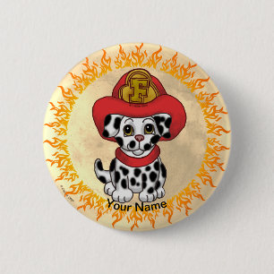 Botón de bombero de cachorro