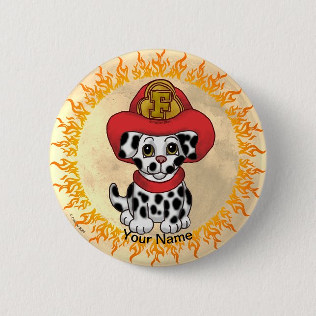 Botón de bombero de cachorro (Anverso)