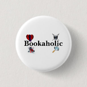 Botón de Bookaholic