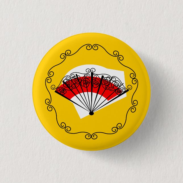 botón de borde del ventilador español (Anverso)