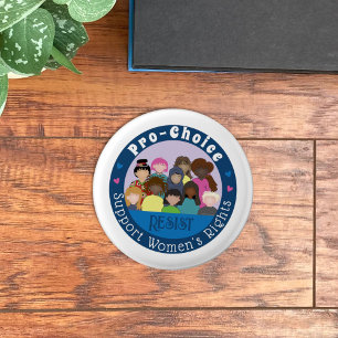 Botón de botón de anclaje de derechos de la mujer