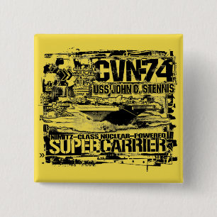 Botón de botón de tenis del portaaviones John C.