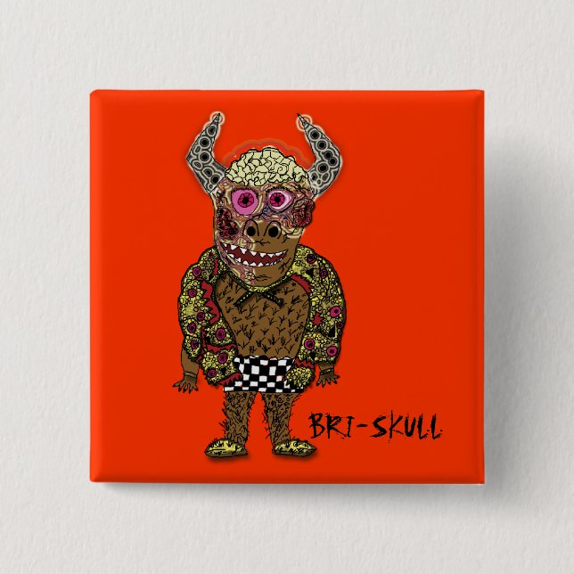 Botón de BRI-SKULL (Anverso)
