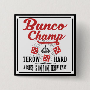 Botón de Bunco - campeón de Bunco
