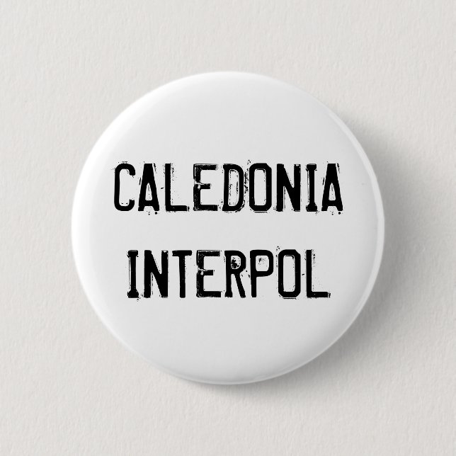 Botón de Caledonia Interpol (Anverso)