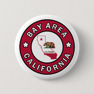 Botón de California del área de la bahía