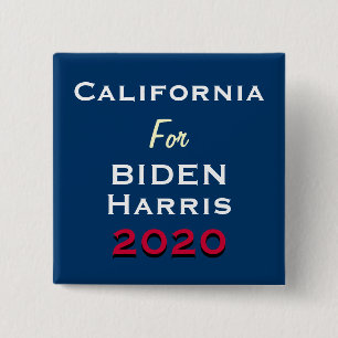 Botón de campaña CALIFORNIA For BIDEN HARRIS 202