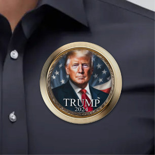 Botón de campaña colectiva Donald Trump 2024