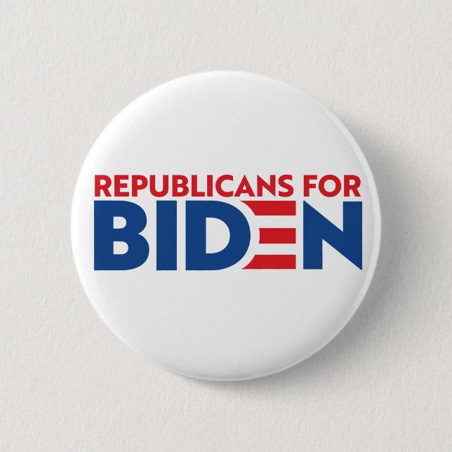 Botón De Campaña De Los Republicanos Por Biden (Anverso)