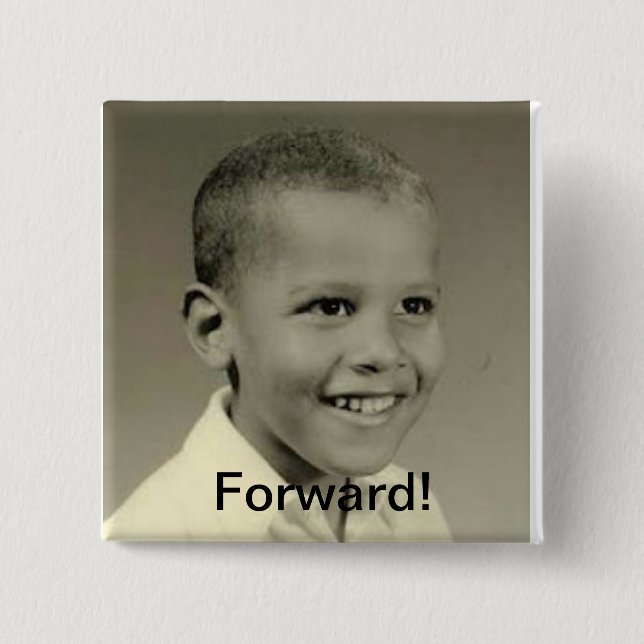 Botón de campaña de Obama, candidato presidencial (Anverso)