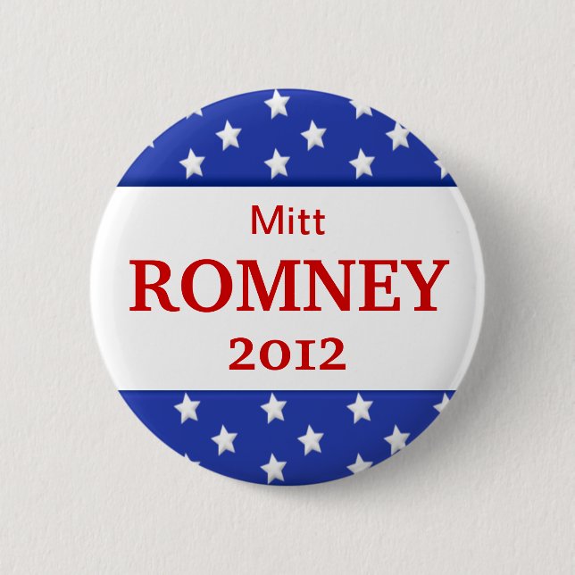 botón de campaña de Romney (Anverso)