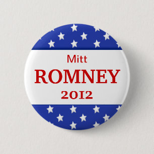 botón de campaña de Romney