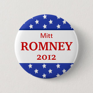 botón de campaña de Romney