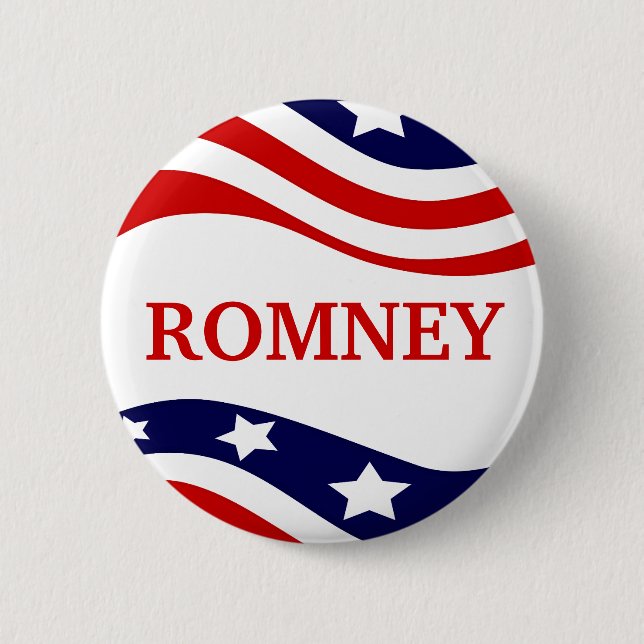 botón de campaña de Romney (Anverso)