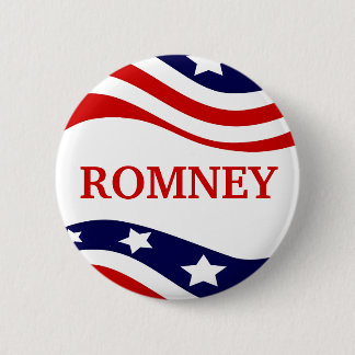 botón de campaña de Romney