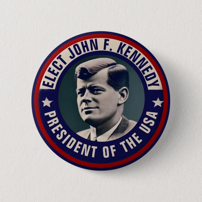 Botón de campaña John F. Kennedy (Anverso)