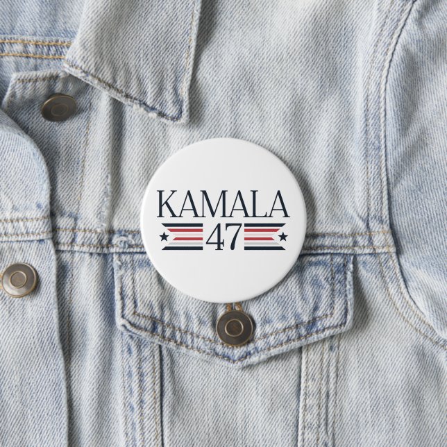 botón de campaña kamala Harris 2024 (In situ)