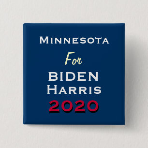 Botón De Campaña MINNESOTA Para BIDEN HARRIS 2020