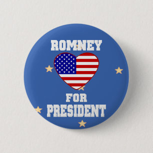 botón de campaña Mitt Romney