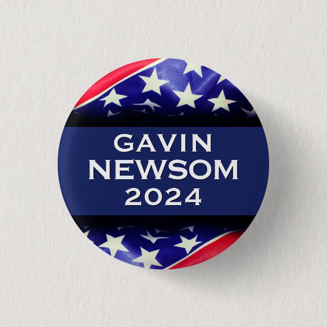 botón de campaña NEWSOM 2024 (Anverso)