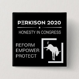 Botón de campaña para Perkison 2020
