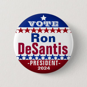 botón de campaña Ron DeSantis para presidente 2024