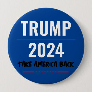 Botón de campaña Trump 2024 Recuperemos América