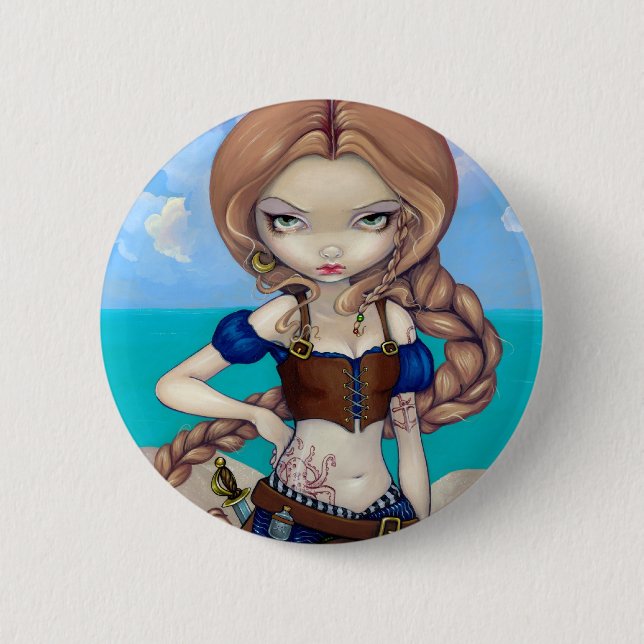 Botón de "capitán Molly Morgan" (Anverso)