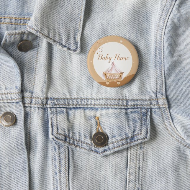 botón de celebración del personalizado Aqiqah Favo (In situ)