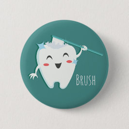 Botón de Cepillado de Dientes Dentista