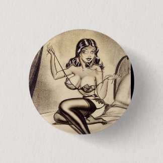 botón de Chica SEXY and BEAUTIFUL Pin Up