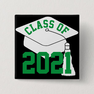 Botón de cierre de clase verde de 2024