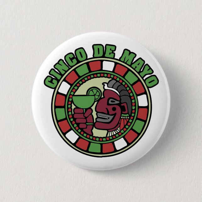 Botón de Cinco de Mayo (Anverso)