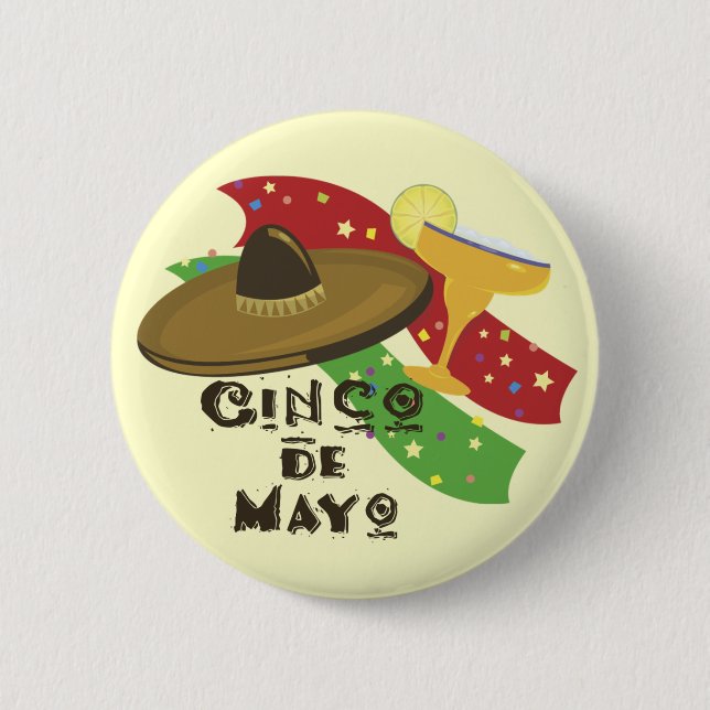 Botón de Cinco de Mayo (Anverso)