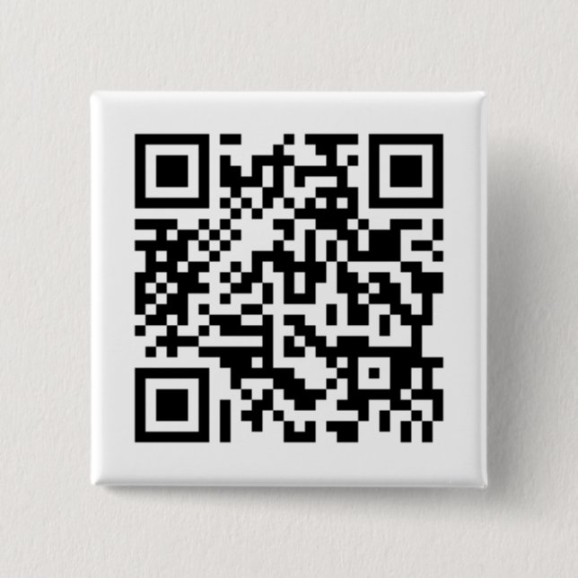 Botón de código QR de Rick Roll (Anverso)