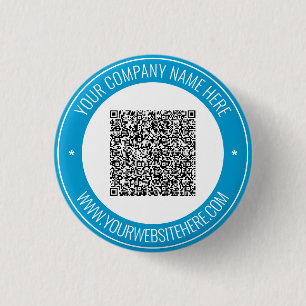 Botón de código QR personalizado con información y
