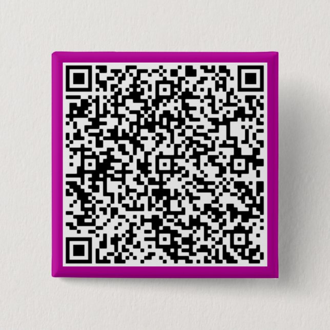Botón de código QR Personalizado personalizado Su  (Anverso)