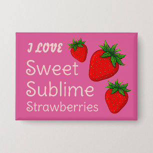 Botón de Colección de Frutas Fresas