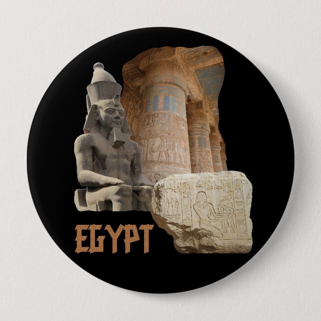 botón de collage de fotos de EGIPTO (Anverso)