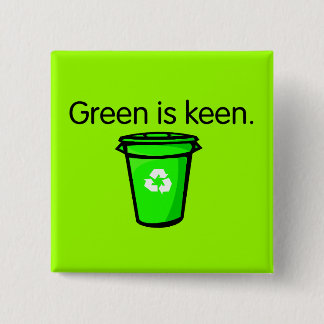 Botón de conciencia de reciclaje | Pin